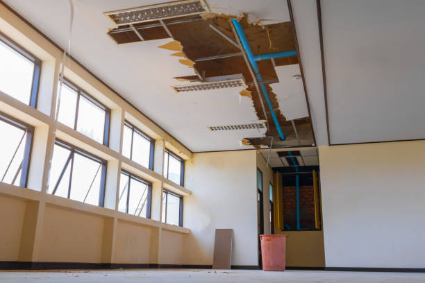 Water damage restoration process in MD